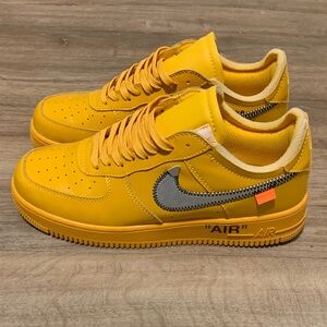 Off-White Lemonade Air Force 1s Size 9.5